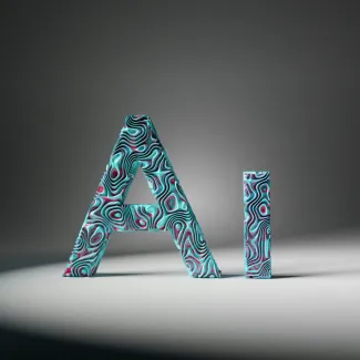 the letters are made up of different shapes by Neeqolah Creative Works courtesy of Unsplash.
